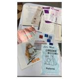 Lot of vintage manuals, patterns, and more