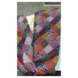 Quilted sleeping bag approximately 76' x 28'
