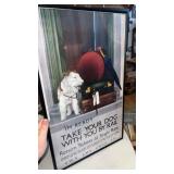 Framed Take  your dog by Rail Travel poster