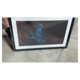 Framed and matted World of Warcraft approximately