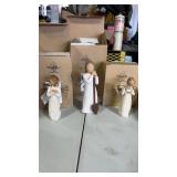 3 Willow  tree figurines with original box