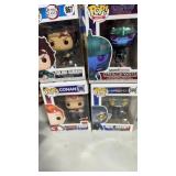 4 new Funko pops