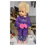 28 inch tall doll with stand