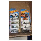 8 new Hotwheels.