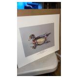 Wood duck print signed Neal Anderson  31/250