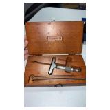 Vintage Starrett  number 440 µm depth gauge in