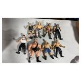 8 wrestling figures
