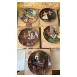 5 decorative plates all have COA.