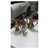 Lot of Brass pitchers and more