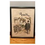 5 Framed Puck Prints, The Latest Republican