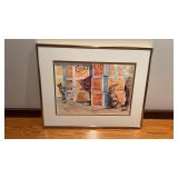 Framed and matted. Cheese It. Humorous artwork