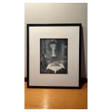 Framed and Matted Black and White Photograph 21"