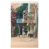 Framed & Matted "Soujounor Cafe" by Charlotte