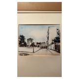 Framed and Matted Maurice Utrillo "Parisian