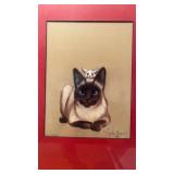 Framed & Matted "Best Buds" By Mona Royer Signed