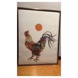 Cock of the walk   22 x 25 Framed and matted