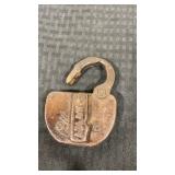 Adlake padlock RR keyhole cover, no key or chain