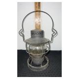 Dressel railroad lantern with clear glass shade