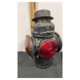 Antique railroad switch lantern