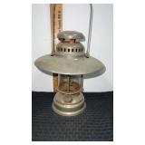 Lantern. Glass shade    No markings