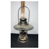 Lantern. Glass shade    No markings