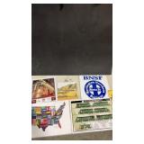 Lot of 6 Train Signs, American Flyer Trains,