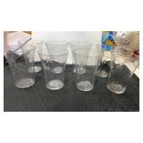 8 Fostoria. " starburst ï¿½  juice glasses.  1 has a