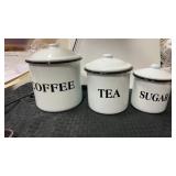 Metal canister set