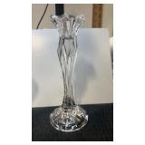 Crystal candlestick holder  9ï¿½ tall