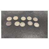 10 Roosevelt Silver Dimes