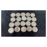 20 1962. Silver quarters