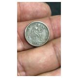 1891 S Liberty Dime