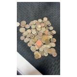 Miscellaneous group of coins very dirty