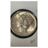 1944S mercury dime