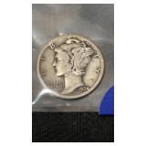 1934 Mercury,  silver  dime
