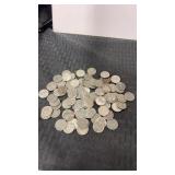 Group of 85 1943 steel cents