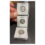 3 Nickels - 1956 Proof, 2969 -S, 1970-S