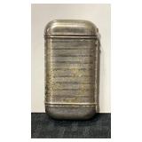 Silvertone vesta match safe