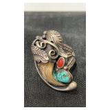 Vintage Navajo Native American sterling silver