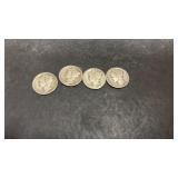 4 1930s & 1940s Mercury Dimes