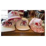 4 Vintage Nebraska & Sports Caps