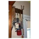 Miscellaneous grilling tools, umbrella, and more