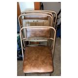 4 folding chairs