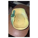 McCoy bird dish green and yellow