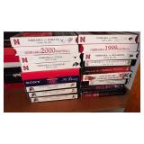 18  Nebraska football, VHS tapes.