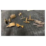 Men's gold/silver tone cuff links and more