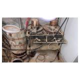 Group of metal stand. And. more