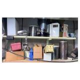 2 shelf's of popcorn maker, and more