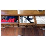 Men's size, extra large, white T-shirts, socks,