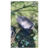 Galvanized planter